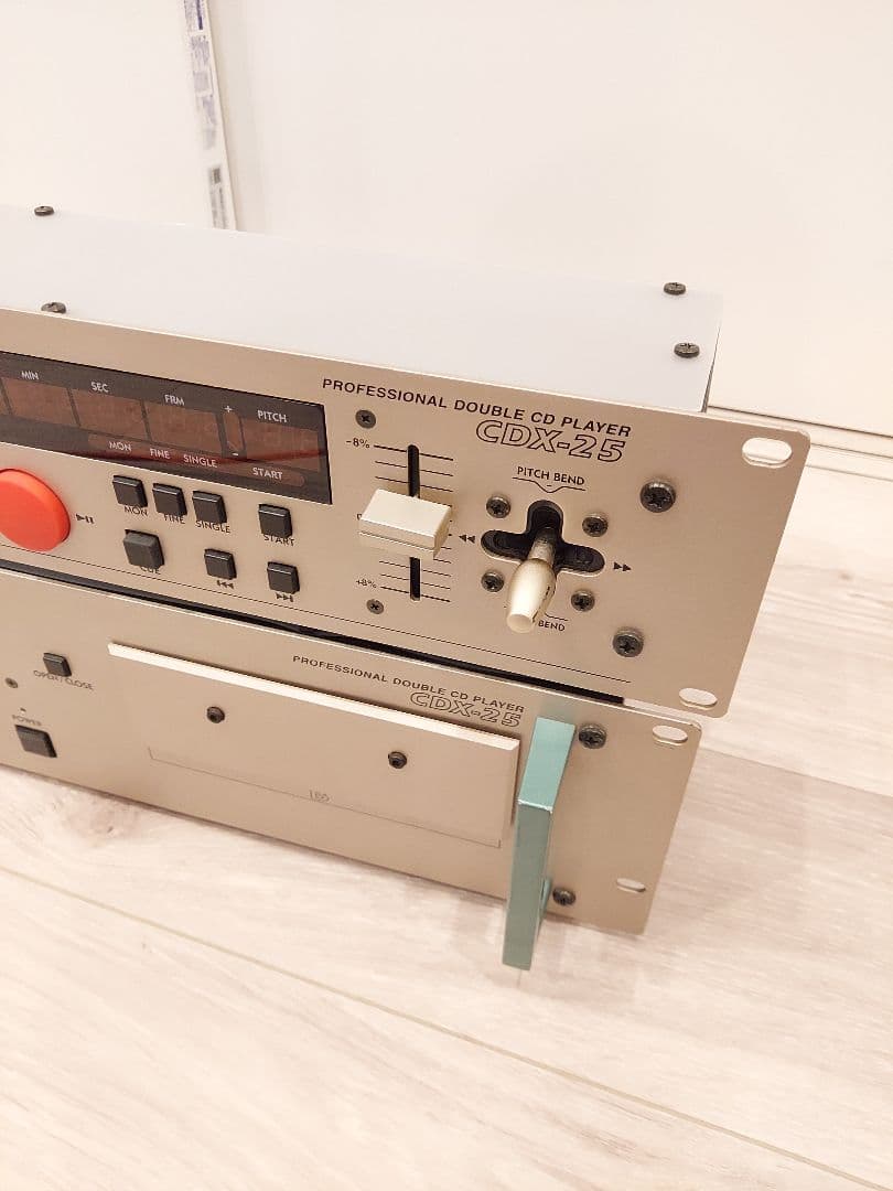 90s Vestax CDX25 DJミックスCDプレイヤーコントローラーセット
