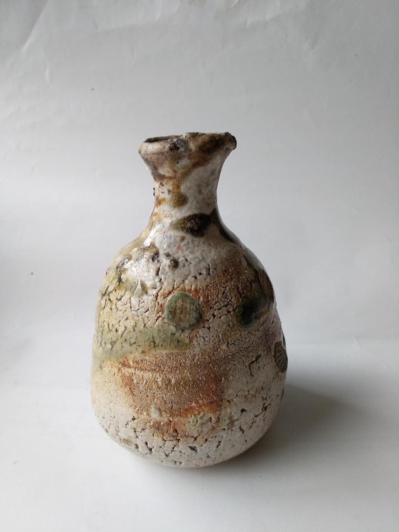 人気作家 新歓嗣 作 伊賀徳利 共箱 共布 栞 伊賀焼 徳利 新品 未使用