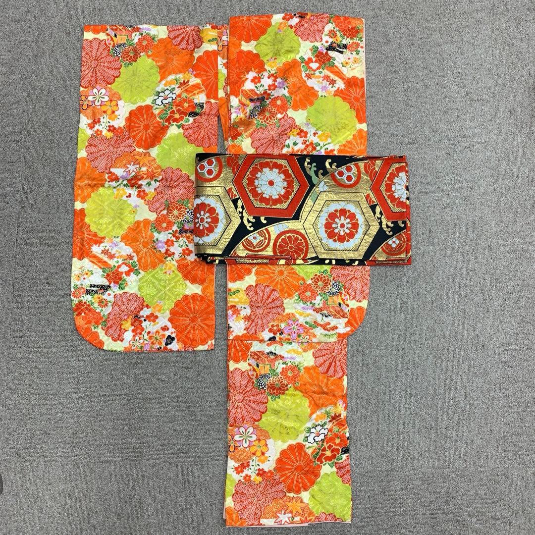 509agu4、509agu25、丸帯、しごき、末広、草履ご検討用□七五三 7歳