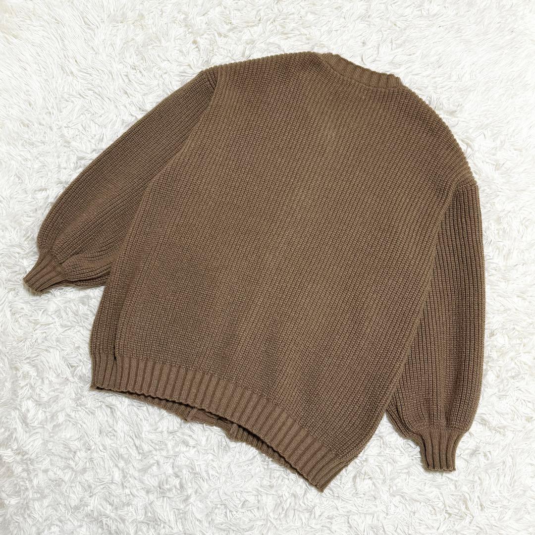 現行モデル Darich レザーコンビオーバーカーディガン