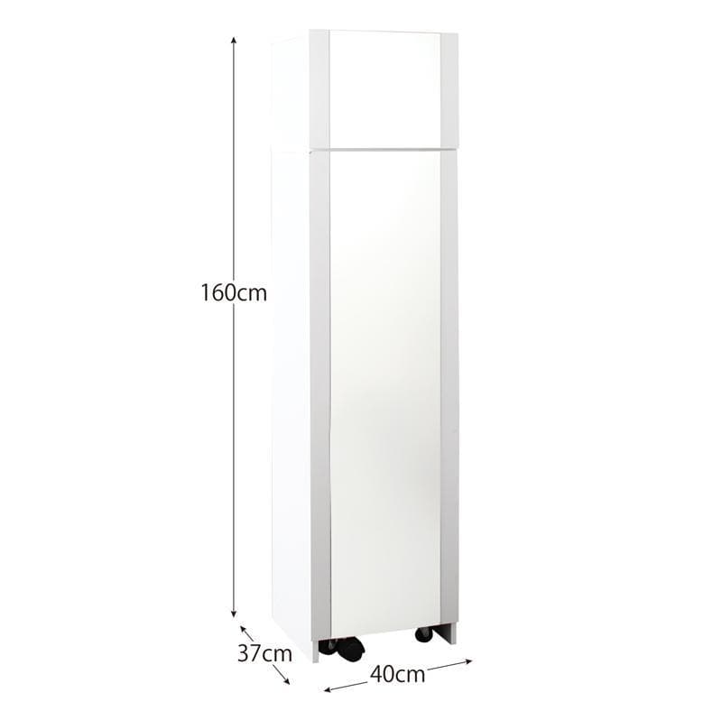 送料込 たっぷり収納 すき間ドレッサー スツール コンセント付 全身ミラー N