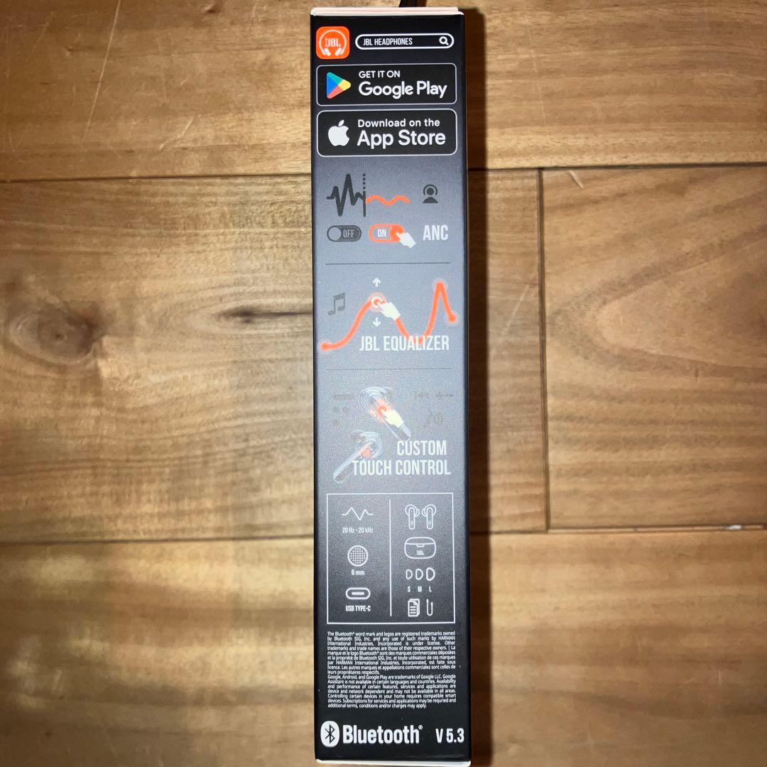 【新品】JBL TUNE BEAM ワイヤレスイヤホン　ゴーストブラック