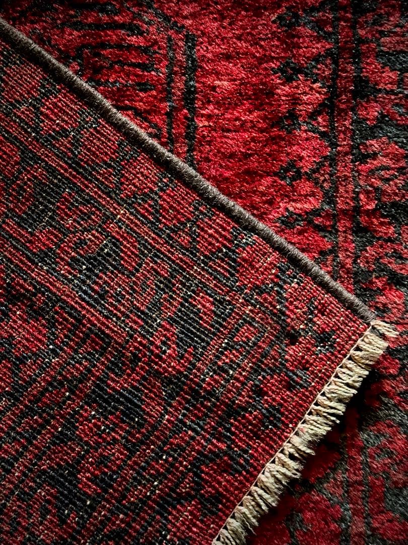 トライバルラグ　ヴィンテージラグ　アフガンラグ　トルクメン　エルサリ　手織り美品