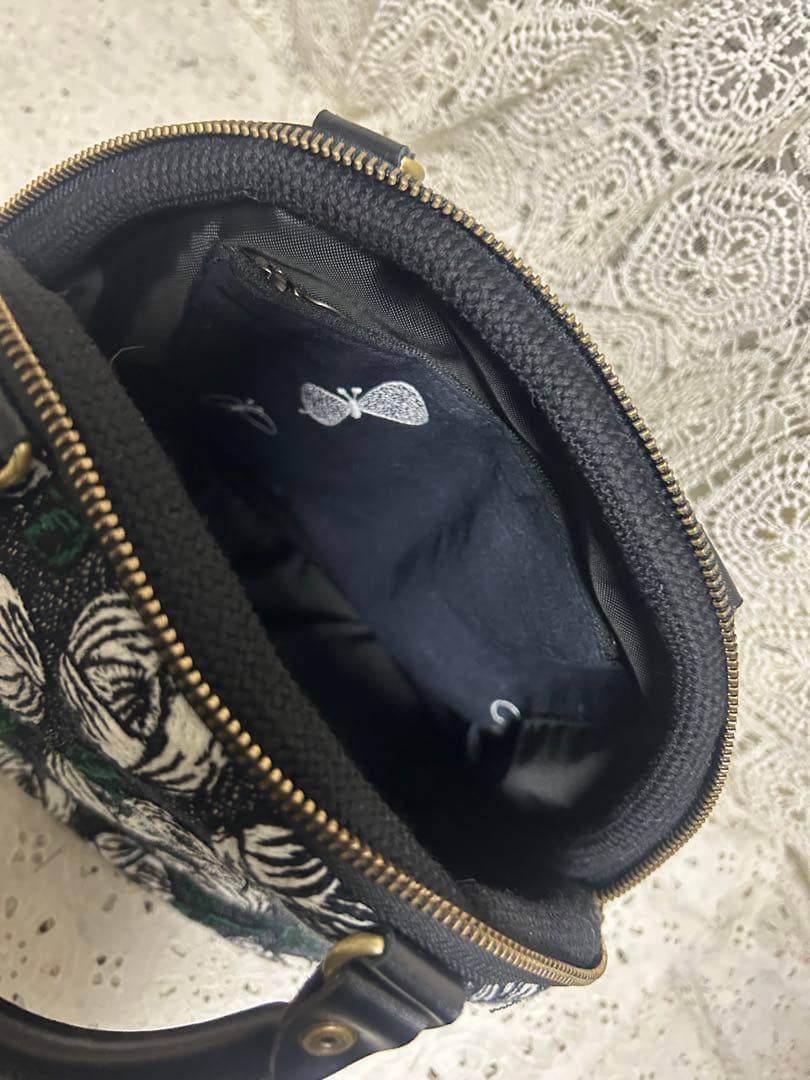 にゃんこ大好き ミナペルホネンハンドメイドブガッティ＆ファーバッグセット