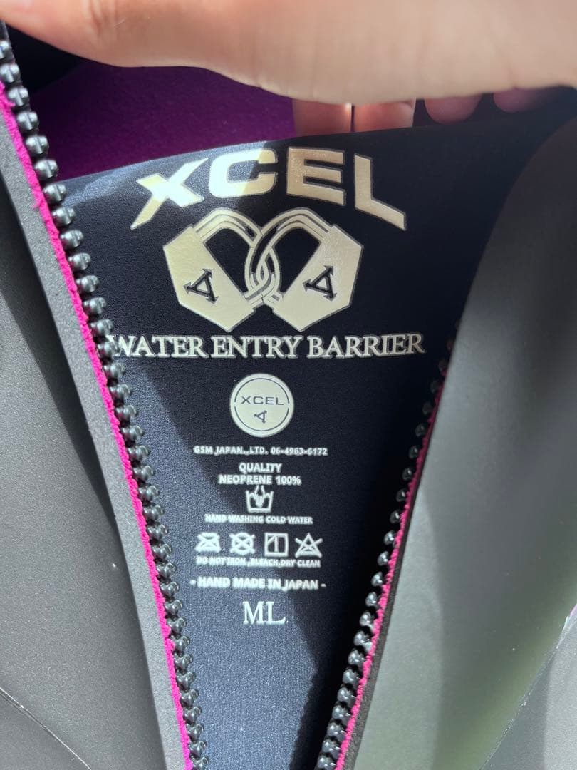 XCEL エクセル ウェットスーツ セミドライ ML 定価55000円