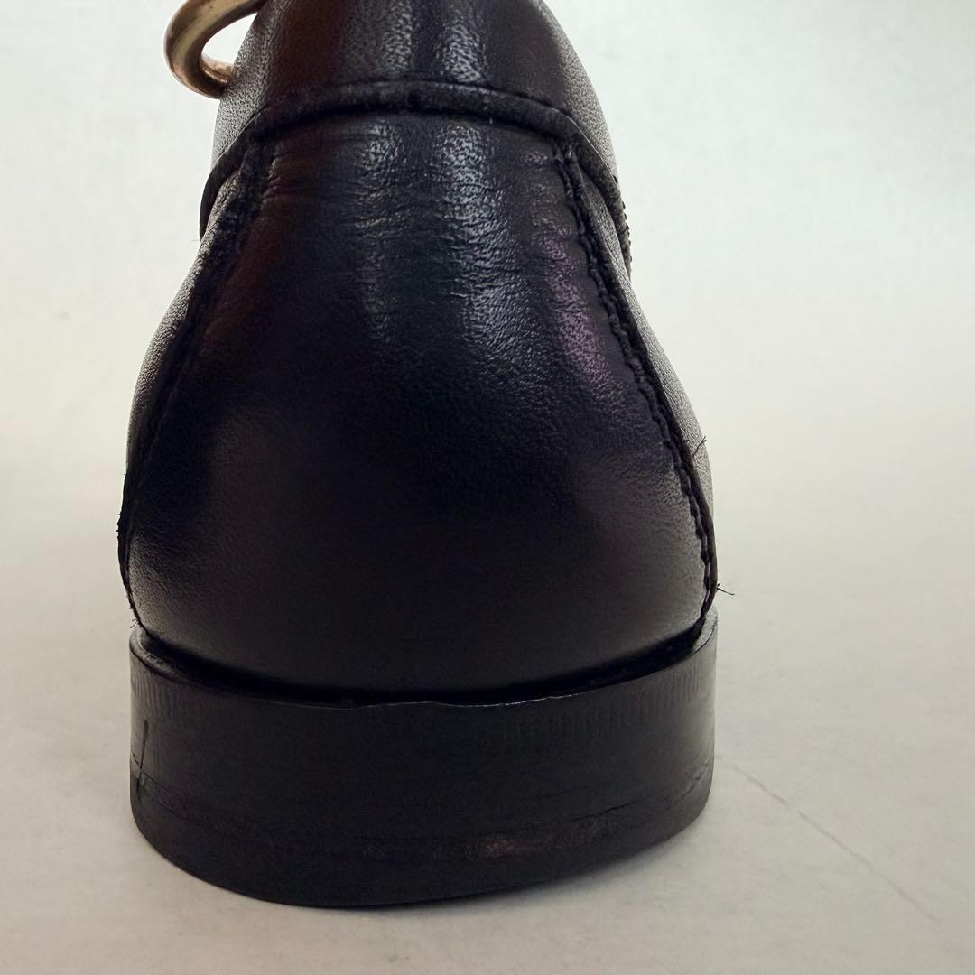 GUCCIグッチ ホースビットローファー 39.5 本革 ブラック