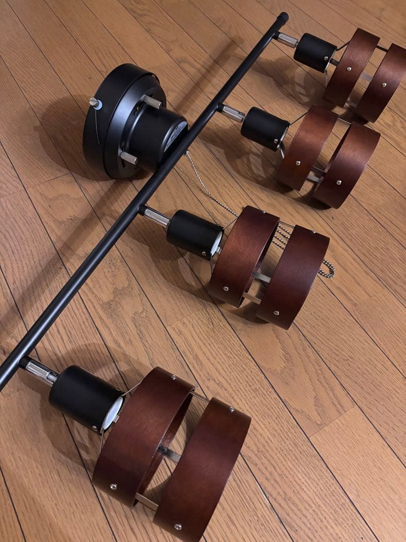 ニトリ シーリングライト Nウッドリング 4灯 E26 8370766