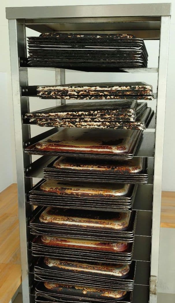 タニコー　シングルラック　ラックカート16枚差 天板15枚付