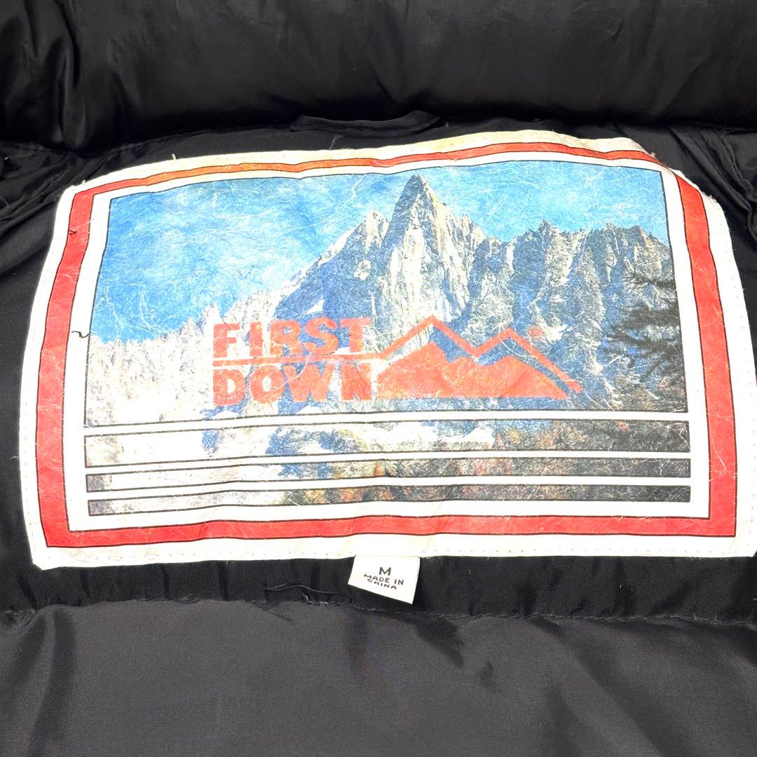 希少 ファーストダウン FIRSTDOWN ダウンジャケット ヌプシ 肉厚 90