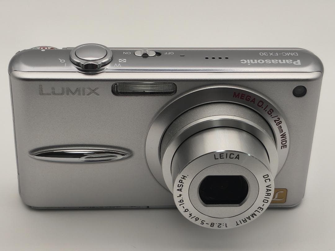【美品・完品】Panasonic LUMIX DMC-FX30 純正電池3個付