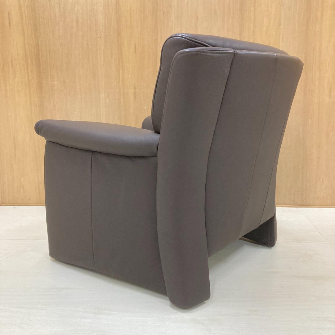 IDC大塚家具 ヒモラ himolla 総革　1人掛けソファ シングルソファ B