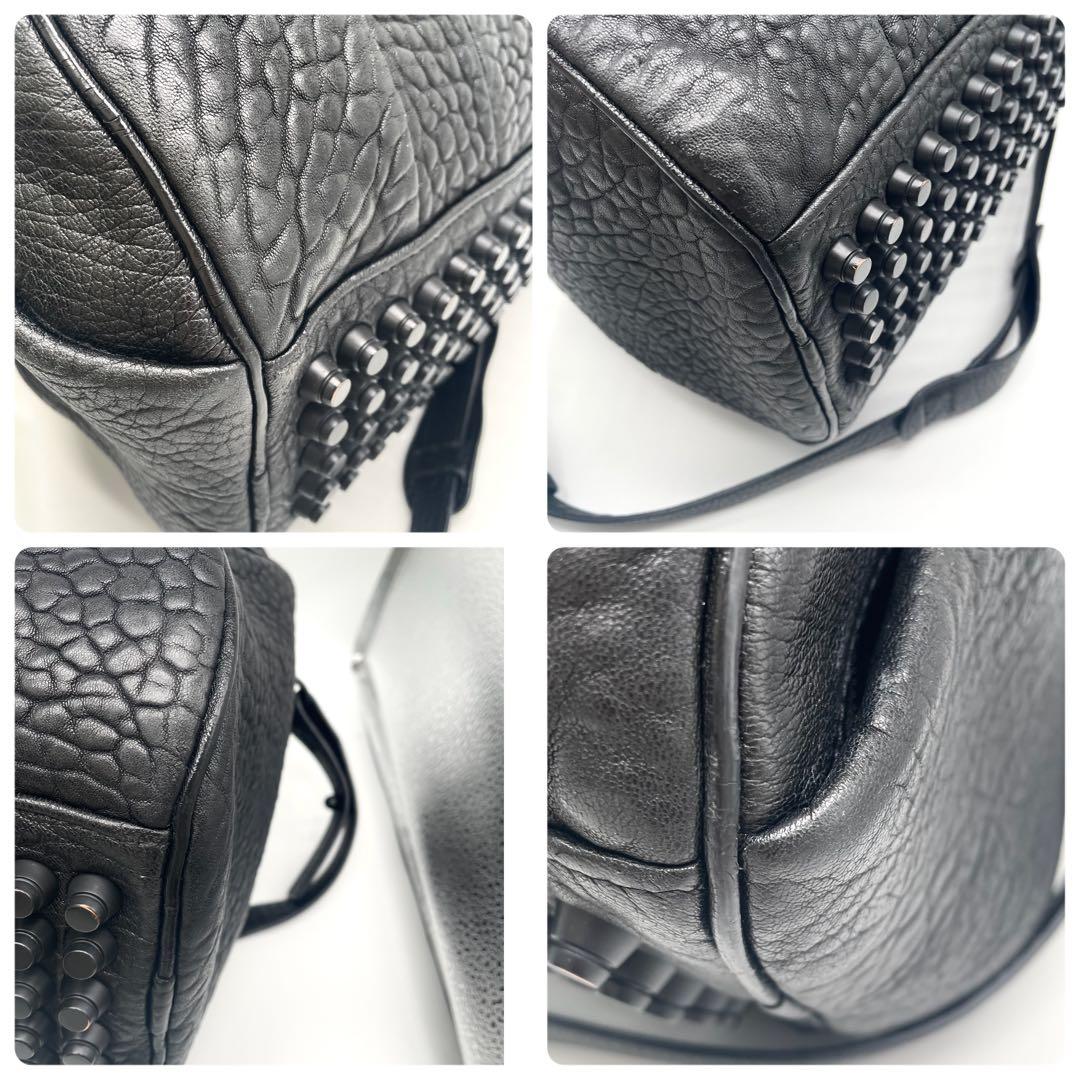 アレキサンダーワン ボストンバッグ ショルダーバッグ 2way スタッズ 黒