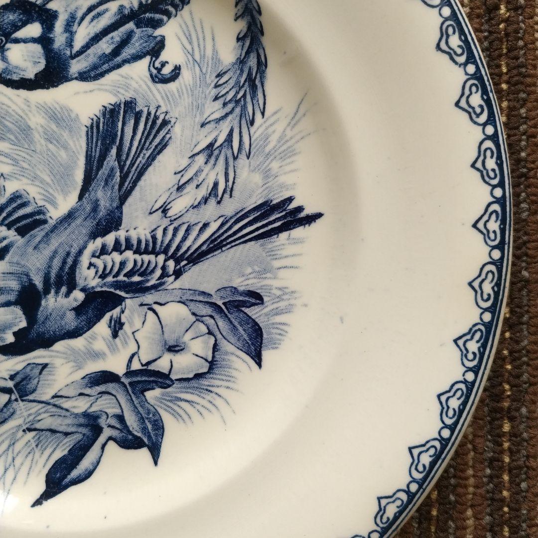 【1920−30年】クレールフォンテーヌ　夏ETE　デザート皿　２枚セット