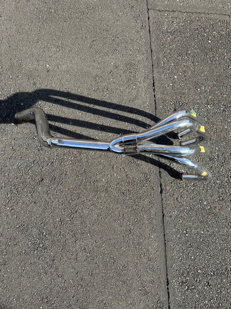 CBX400F メーカー不明ステン？メッキ？マフラー