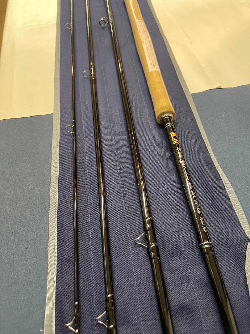 KⅡ猫王14.8ｆｔ　9/10　フライフィッシング　フライロッド　フライリール