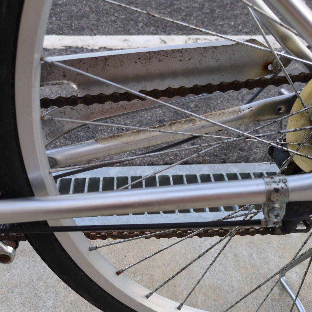 サイモト自転車 26インチ シルバー