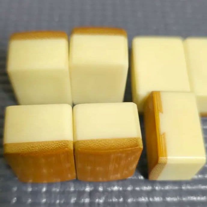 11【匿名配送】骨竹　麻雀　 竹背 骨牌 アンティーク 骨董マージャン　麻雀牌