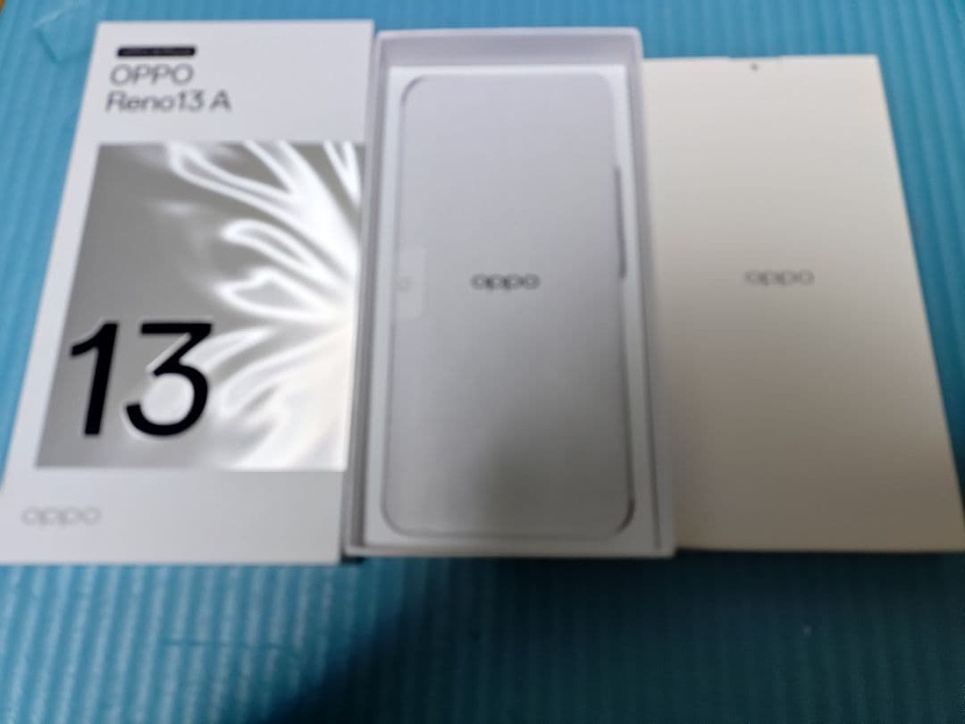 未使用　UQ　OPPO Reno13 A 本体　アイスブルー