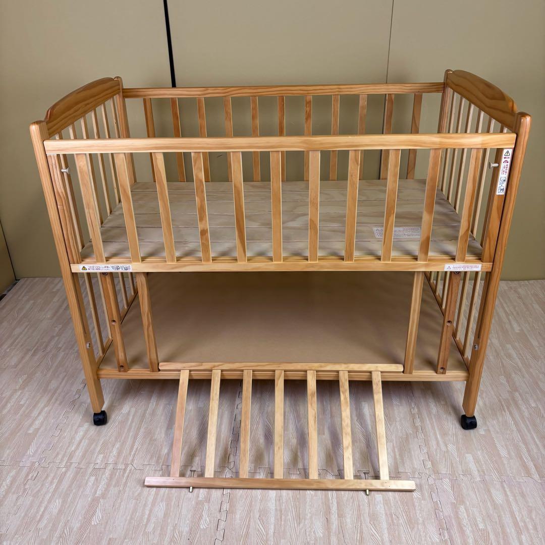 ☆除菌清掃済☆　☆美品☆　大和屋　ハイタイプ　すのこ床板　フロール　ナチュラル