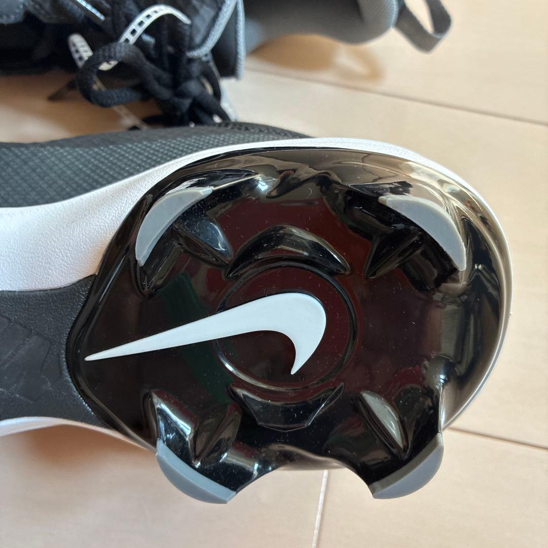 ★アイシールド22　Nike トラウト9 スパイク　ブラック/グレー