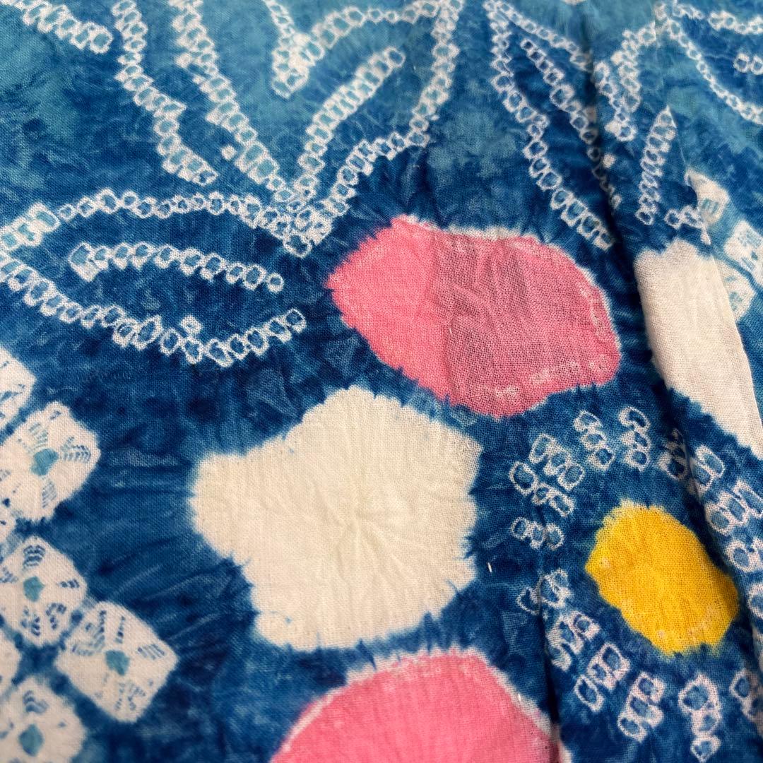 き*り様 AK-7778 有松鳴海絞り 浴衣 夏着物 色味の良い 夏物 着物 木