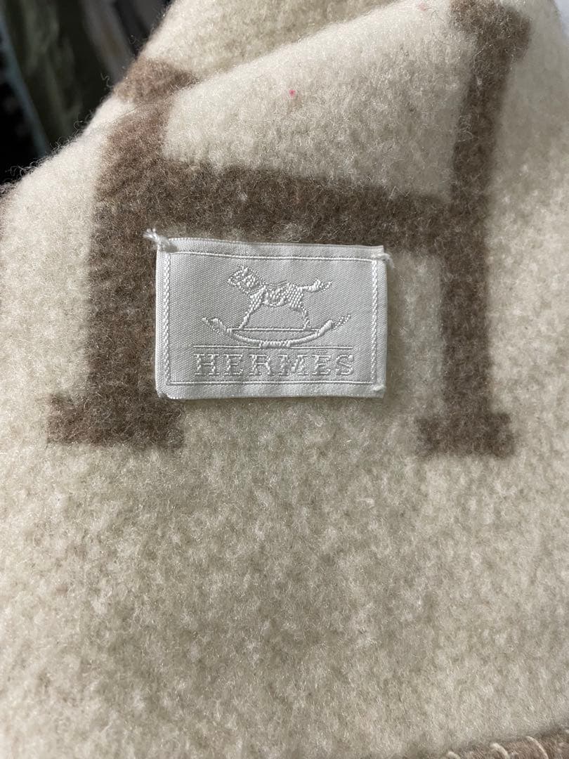 ★エルメス★HERMES★ ブランケット 　プレード アヴァロン★毛布★