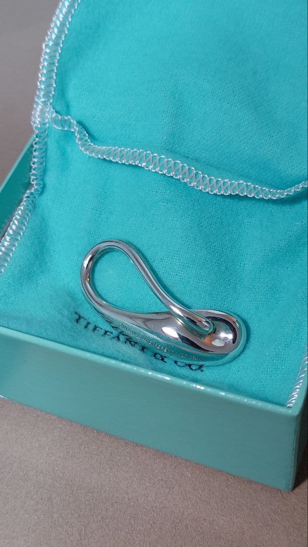 ティファニー エルサ・ペレッティ ティアドロップ キーリング