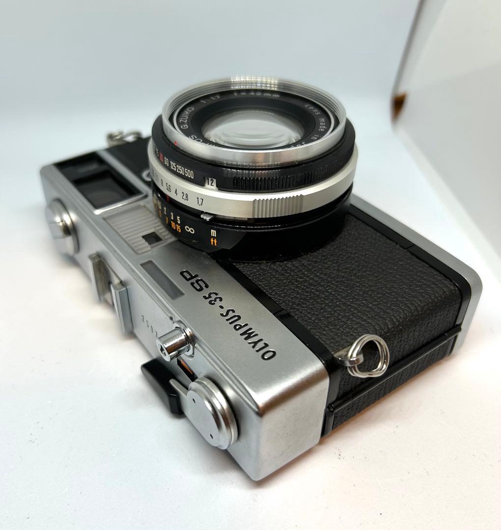 美品動作品 OLYMPUS-35 SP フィルムカメラ ケース付き