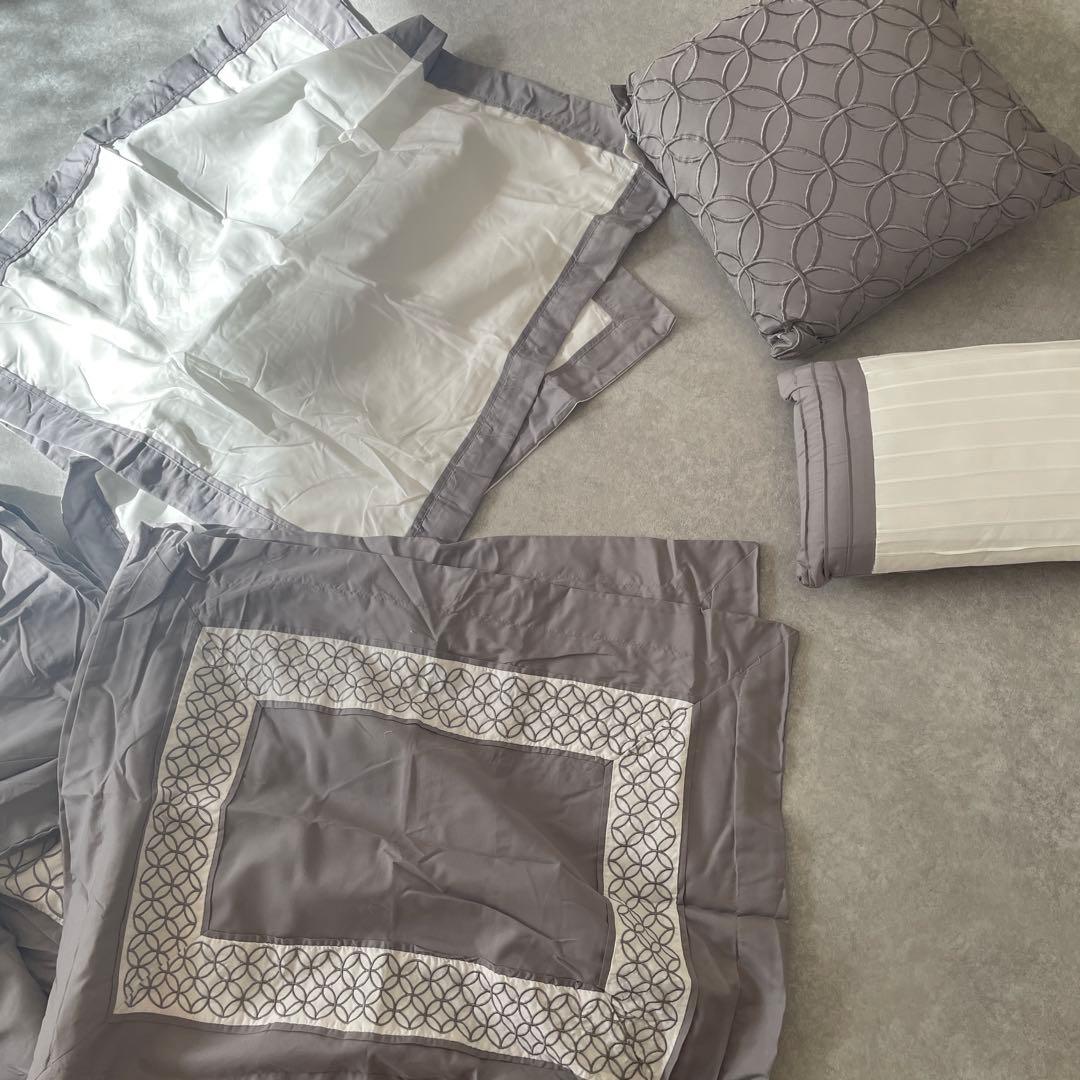 新品同様【定価3万】MADISON PARK 高級 掛け布団カバーセット