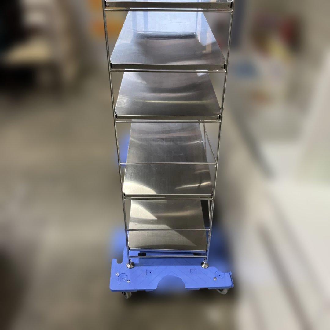 【無印良品】７段ユニットシェルフ◆ステンレス◇程度良好◆