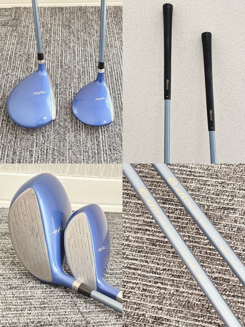 送料無料❗️ミズノ/efil 初心者 レディース ゴルフ クラブセット