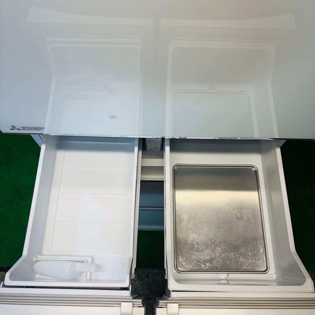 三菱電機 455L 冷蔵庫 大容量 ガラス面 タッチパネル【地域限定配送無料】