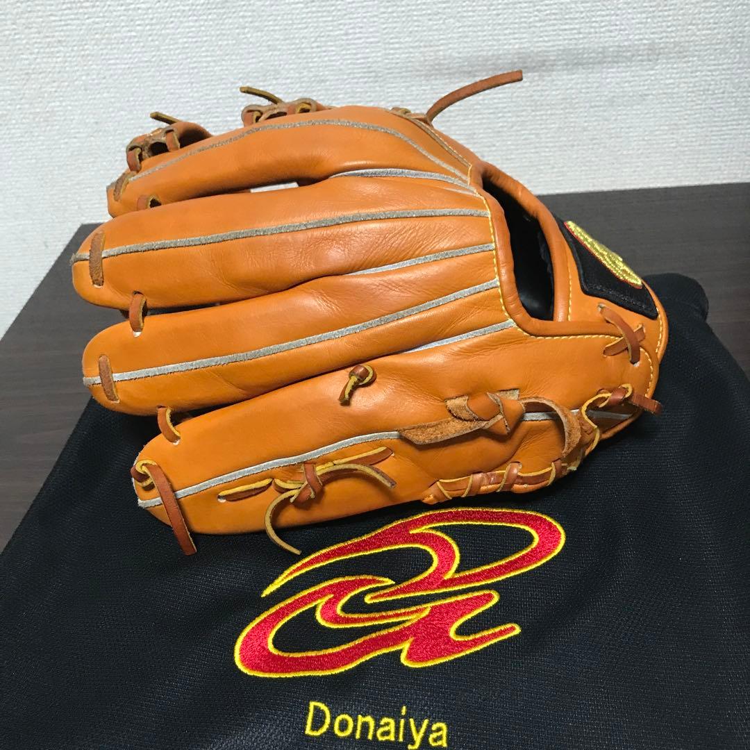 Donaiya 軟式野球グローブ オレンジ値下げ交渉可