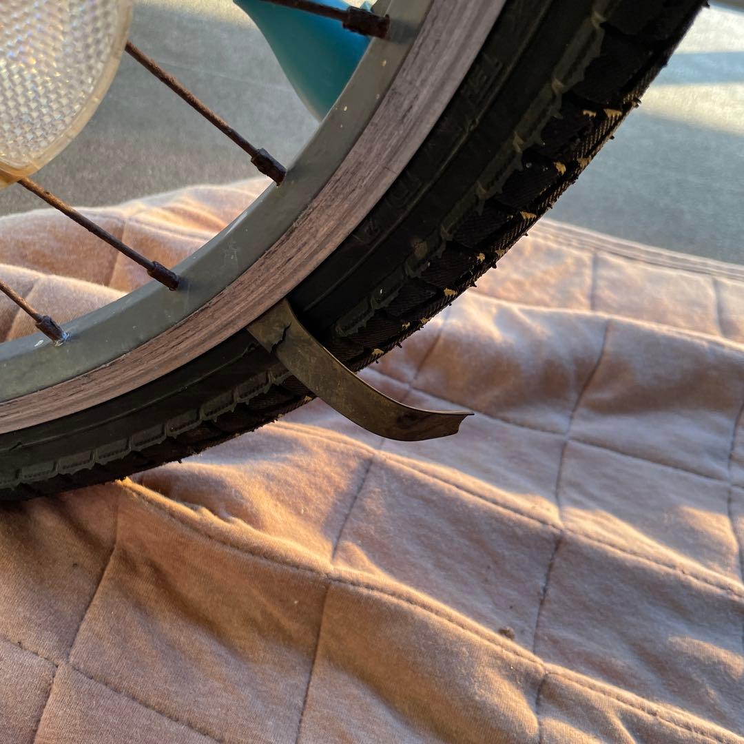 【ジャンク品】ハマー　折りたたみ自転車　イエロー　黄色