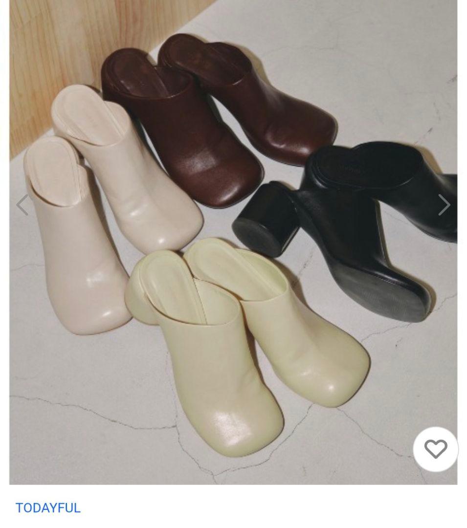 トゥデイフル TODAYFUL チャンキーヒールサボ