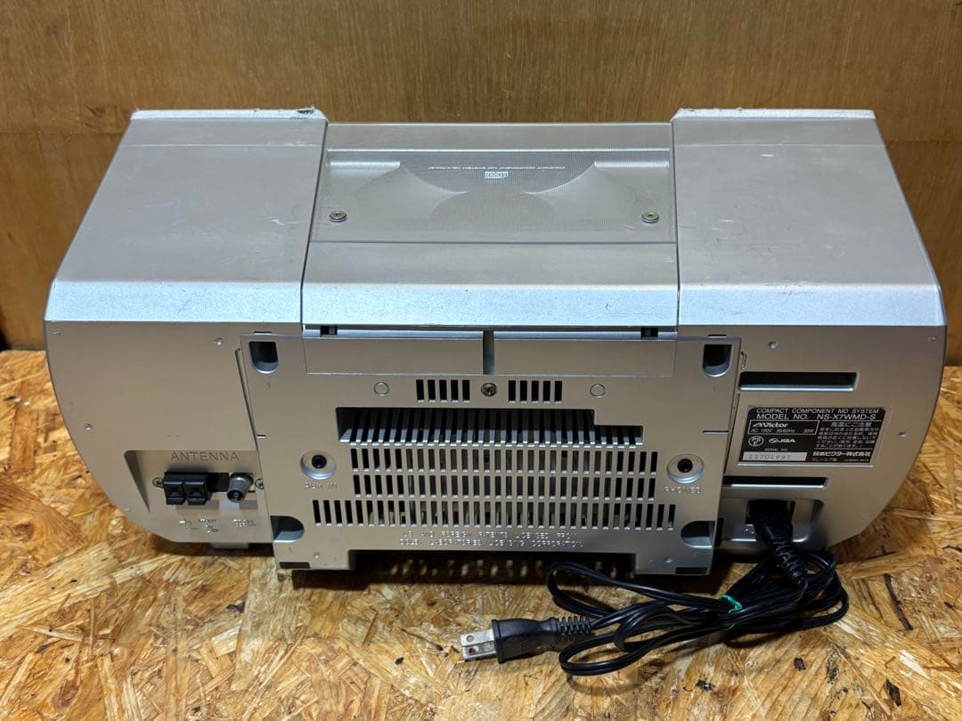 コンパクト MDコンポ NS-X7WMD-S Victor 動作品
