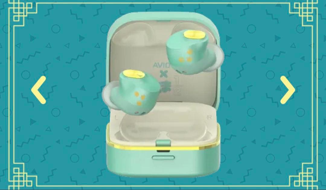 送料込新品未使用AVIOTらんま1/2コラボBluetoothワイヤレスイヤホン