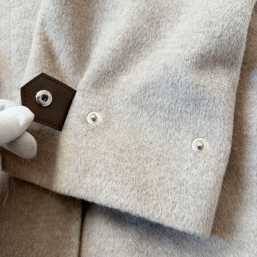 最高級 アンゴラウール Ａラインショートコート K.T キヨコ タカセ ベージュ