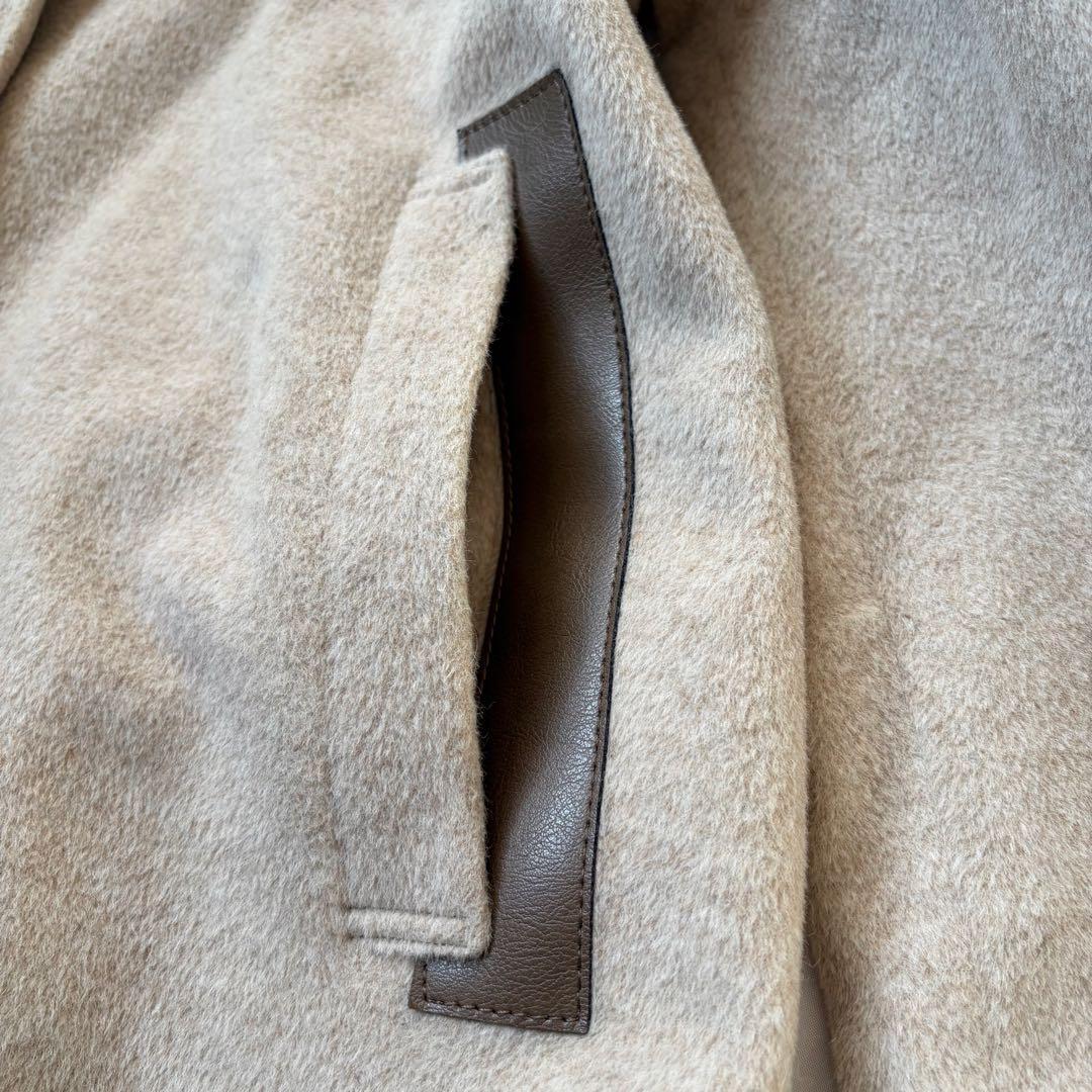 最高級 アンゴラウール Ａラインショートコート K.T キヨコ タカセ ベージュ