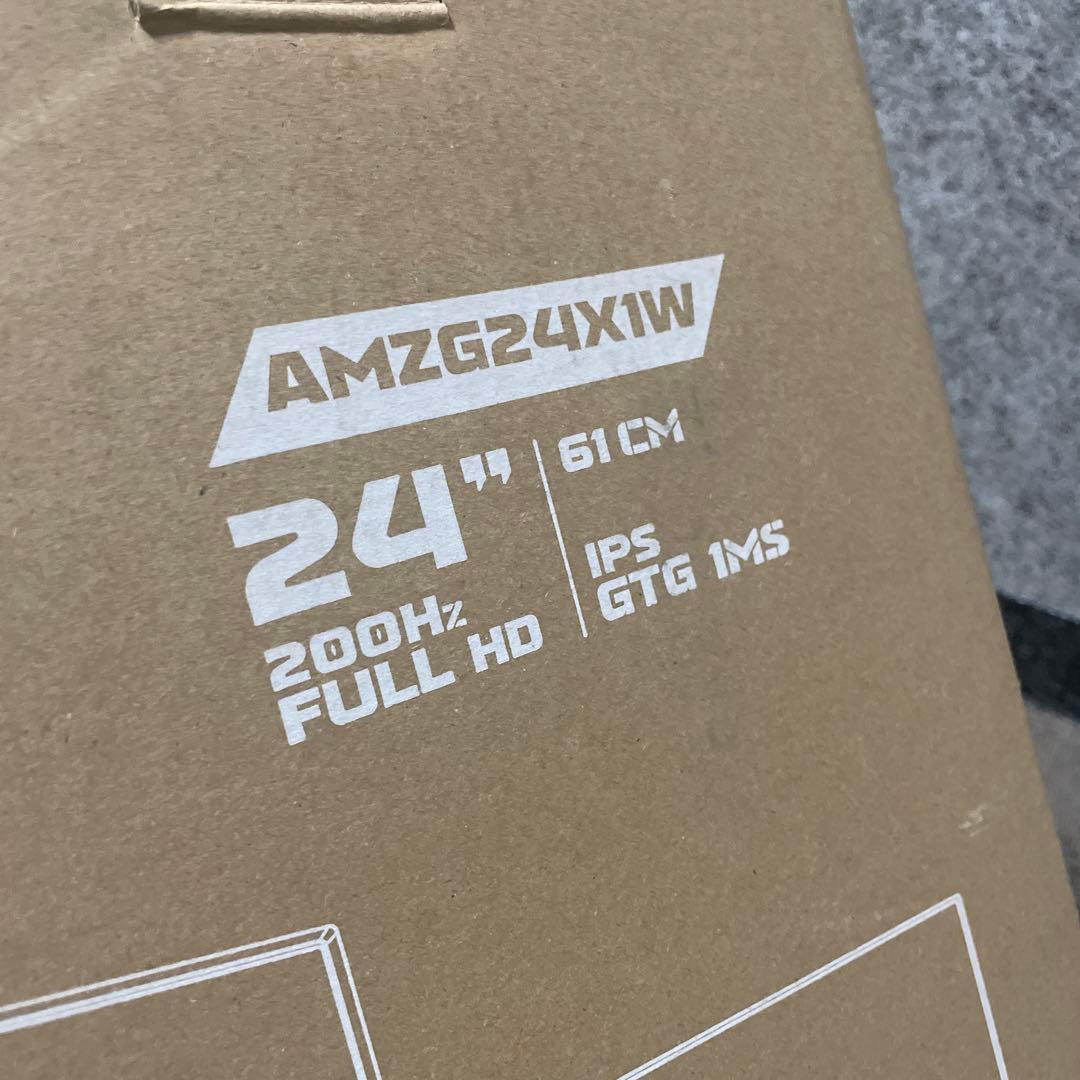 【高画質】ゲーミングモニター　ホワイト AMZFAST