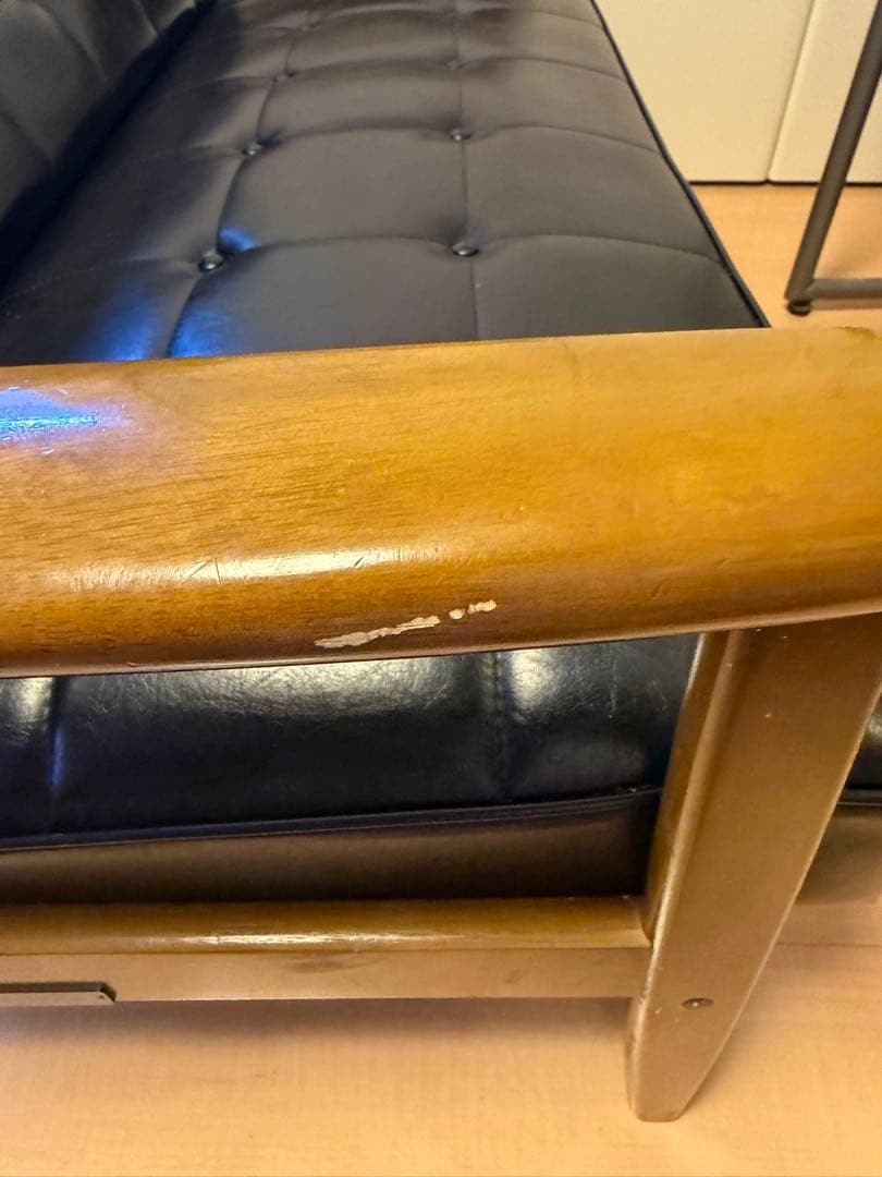 カリモク60 kチェア 2シーター ブラック 椅子 ダイニング ソファ