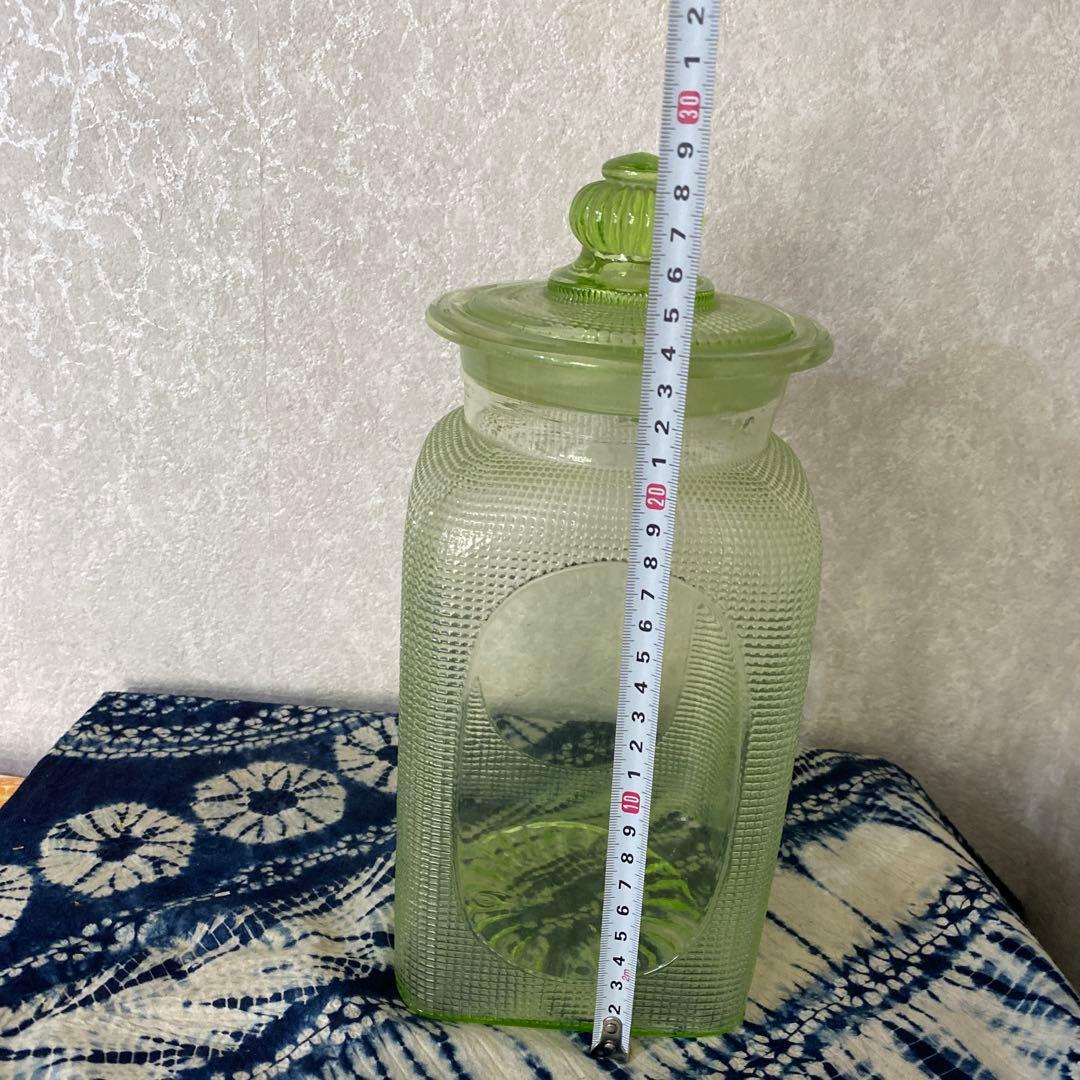 ウランガラス　硝子　瓶　特大