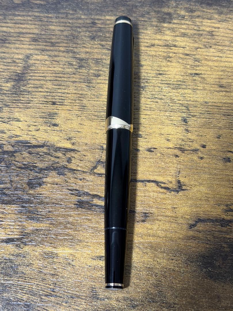 筆記確認＆洗浄済　1960年代　モンブラン　12 万年筆 18金　ゴールド　細字