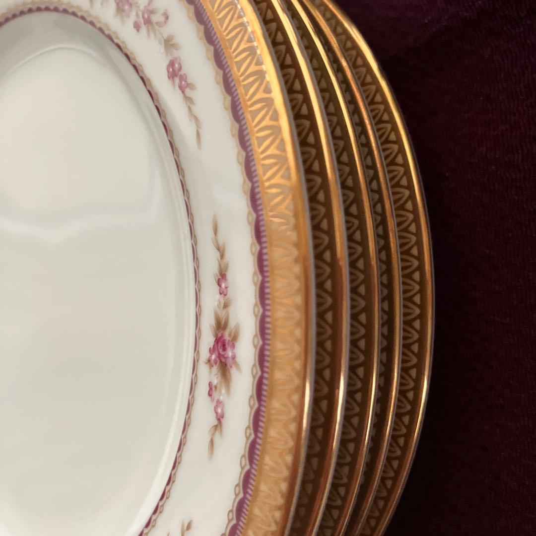 値下げしました。美品ノリタケの花柄デザイン食器セット5人分