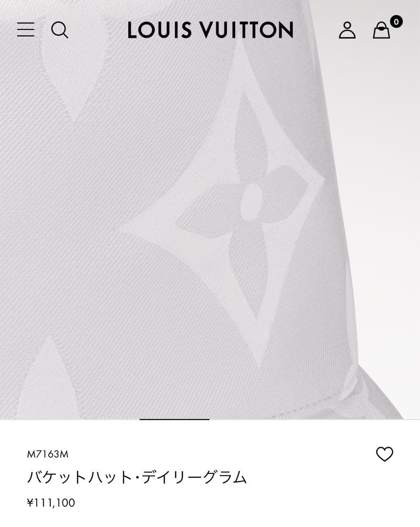 新品！Louis Vuitton バケットハット・デイリーグラム