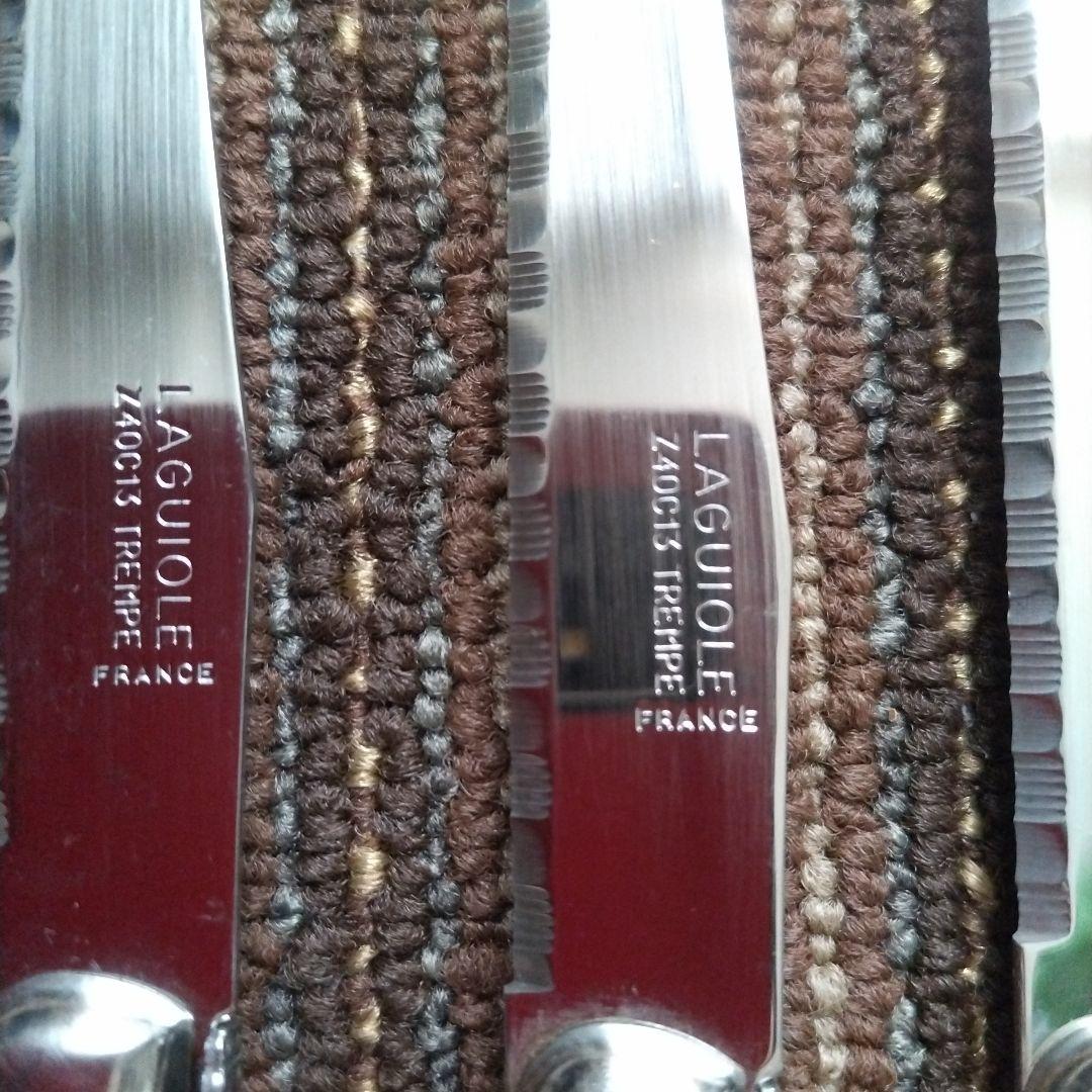 【美品】LAGUIOLE　ラギオール／ライヨール　ステーキナイフ６本セット　共箱