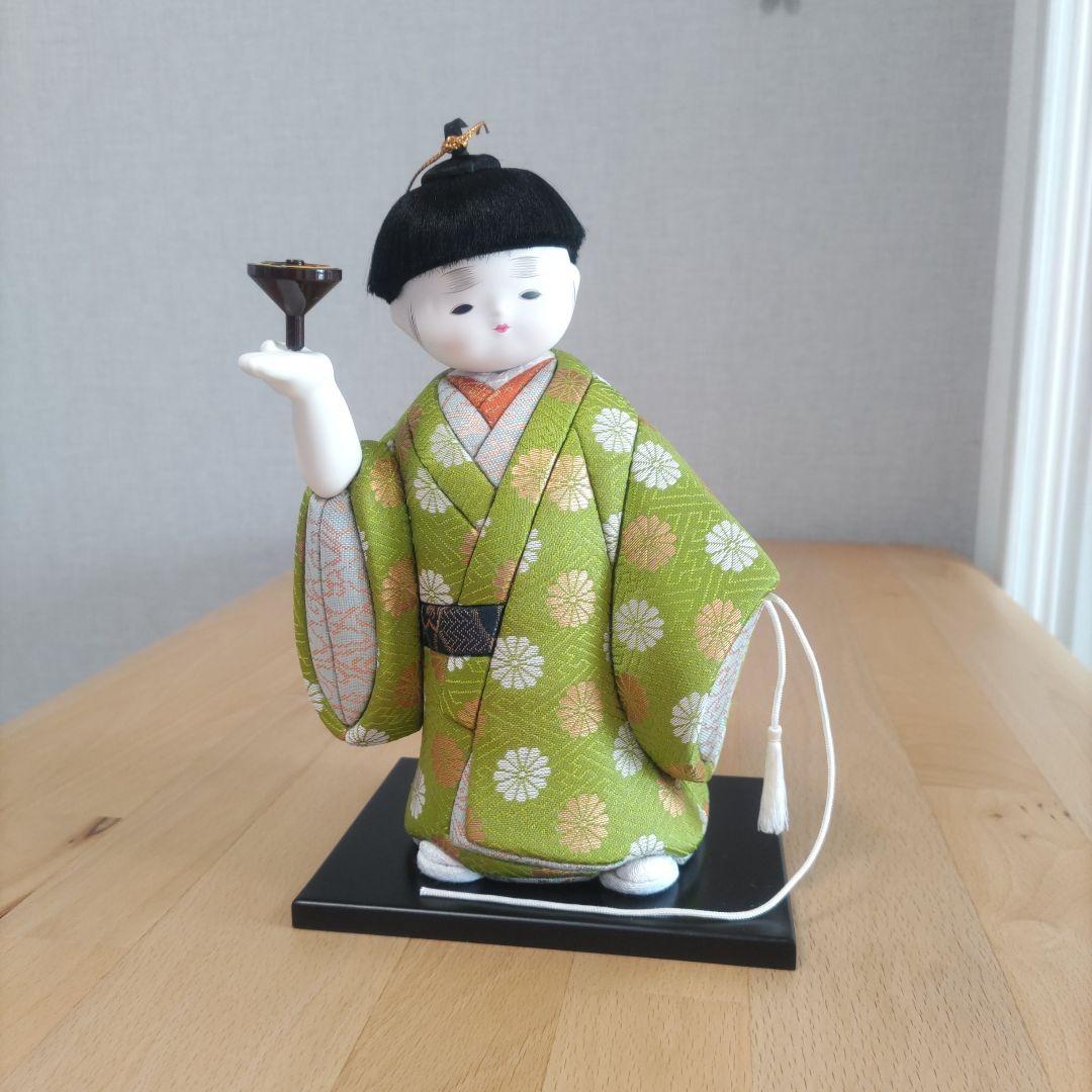 木目込人形❋手乗りコマ❋可愛い男の子❤