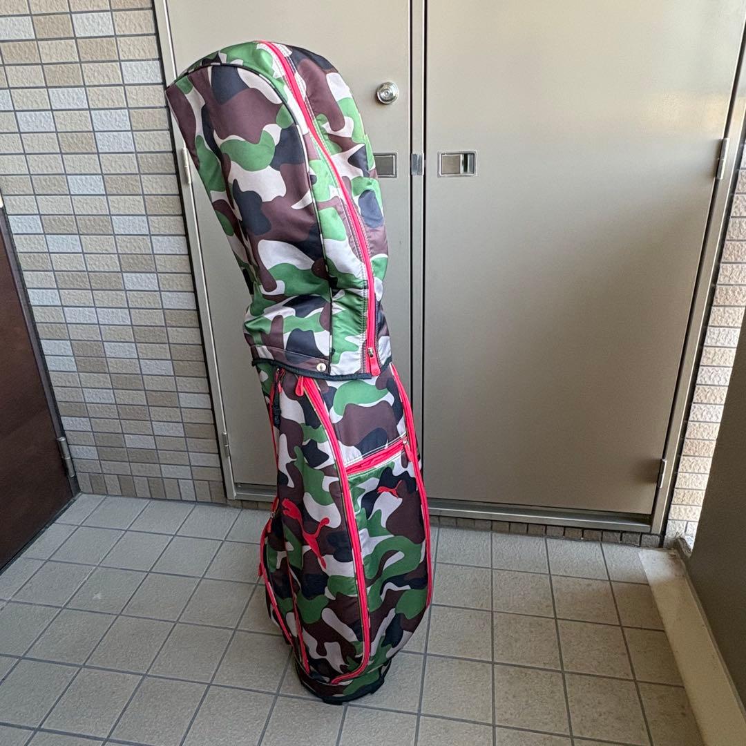 大人気‼️プーマ　迷彩 ゴルフキャディバッグ　キャディバック　ユニセックス