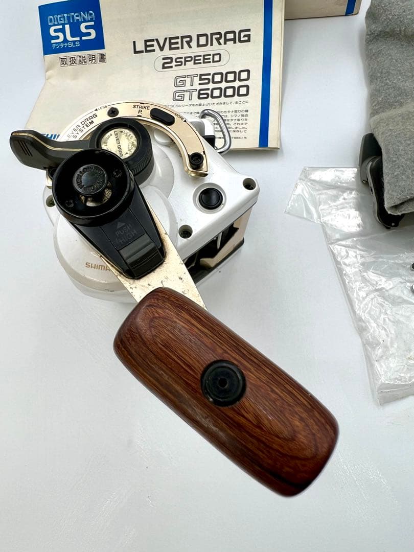 シマノ 大型両軸リール デジタナSLS レバードラグ 2スピード GT5000