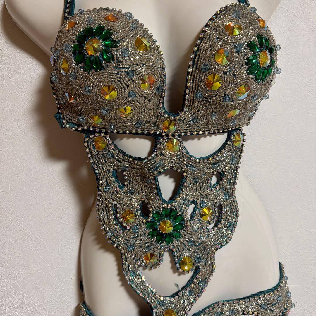 ベリーダンス セットアップ ビーズ装飾